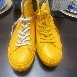 Converse Yellow High-Top Sneakers
